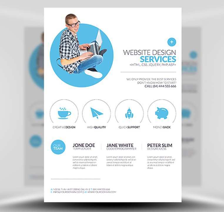 79 Best Website Flyer Template Photo with Website Flyer Template