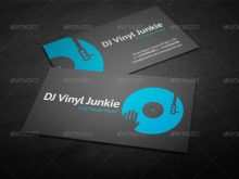 79 Blank Dj Business Cards Templates Free Vector Download Formating with Dj Business Cards Templates Free Vector Download
