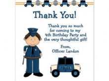 79 Blank Police Officer Thank You Card Template Templates by Police Officer Thank You Card Template