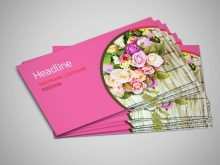 79 Create Floral Name Card Template Free for Ms Word by Floral Name Card Template Free
