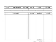 General Labor Invoice Template