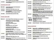 79 Creating Event Agenda Template Pdf Formating for Event Agenda Template Pdf