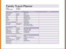 79 Creating Family Vacation Agenda Template Formating with Family Vacation Agenda Template