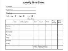 79 Creating Free Excel Weekly Time Card Template With Stunning Design with Free Excel Weekly Time Card Template