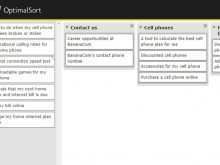 Card Sorting Template