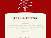 Christmas Card Template Outlook