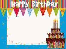 79 Creative Happy Birthday Blank Card Template For Free with Happy Birthday Blank Card Template
