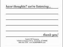 79 Customize Comment Card Templates Word Photo by Comment Card Templates Word