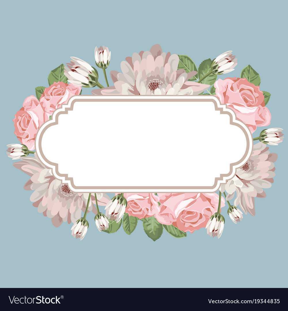 79 Customize Floral Card Template Free Maker for Floral Card Template Free