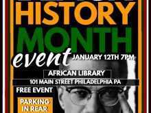 79 Customize Our Free Black History Month Flyer Template Free With Stunning Design for Black History Month Flyer Template Free
