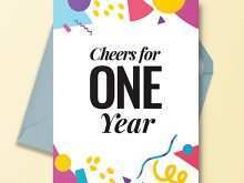 79 Format 1 Year Anniversary Card Templates Layouts by 1 Year Anniversary Card Templates