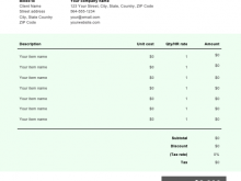 79 Format Invoice Template Ireland Now for Invoice Template Ireland