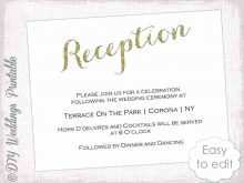79 Format Reception Card Template Free Download PSD File with Reception Card Template Free Download