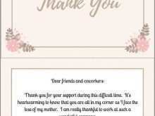 Late Thank You Card Template