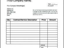 79 Free Printable Example Contractor Invoice Template Now by Example Contractor Invoice Template