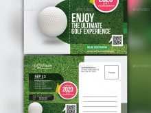 79 Free Printable Golf Postcard Template Photo for Golf Postcard Template