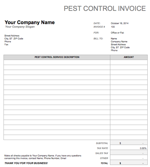 Notary Public Invoice Template  Cards Design Templates