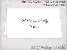 79 Free Printable Tent Place Card Template For Word Now for Tent Place Card Template For Word