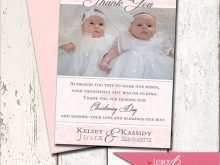 79 Free Thank You Card Template Christening With Stunning Design with Thank You Card Template Christening