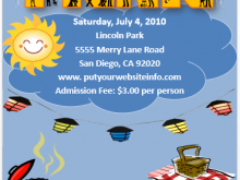 79 Online Picnic Flyer Template Photo for Picnic Flyer Template