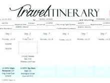 79 Online Travel Itinerary Template Office Layouts by Travel Itinerary Template Office