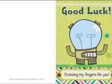 79 Printable Good Luck Card Template Free for Ms Word with Good Luck Card Template Free