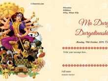 79 Printable Invitation Card Sample Durga Puja in Photoshop for Invitation Card Sample Durga Puja