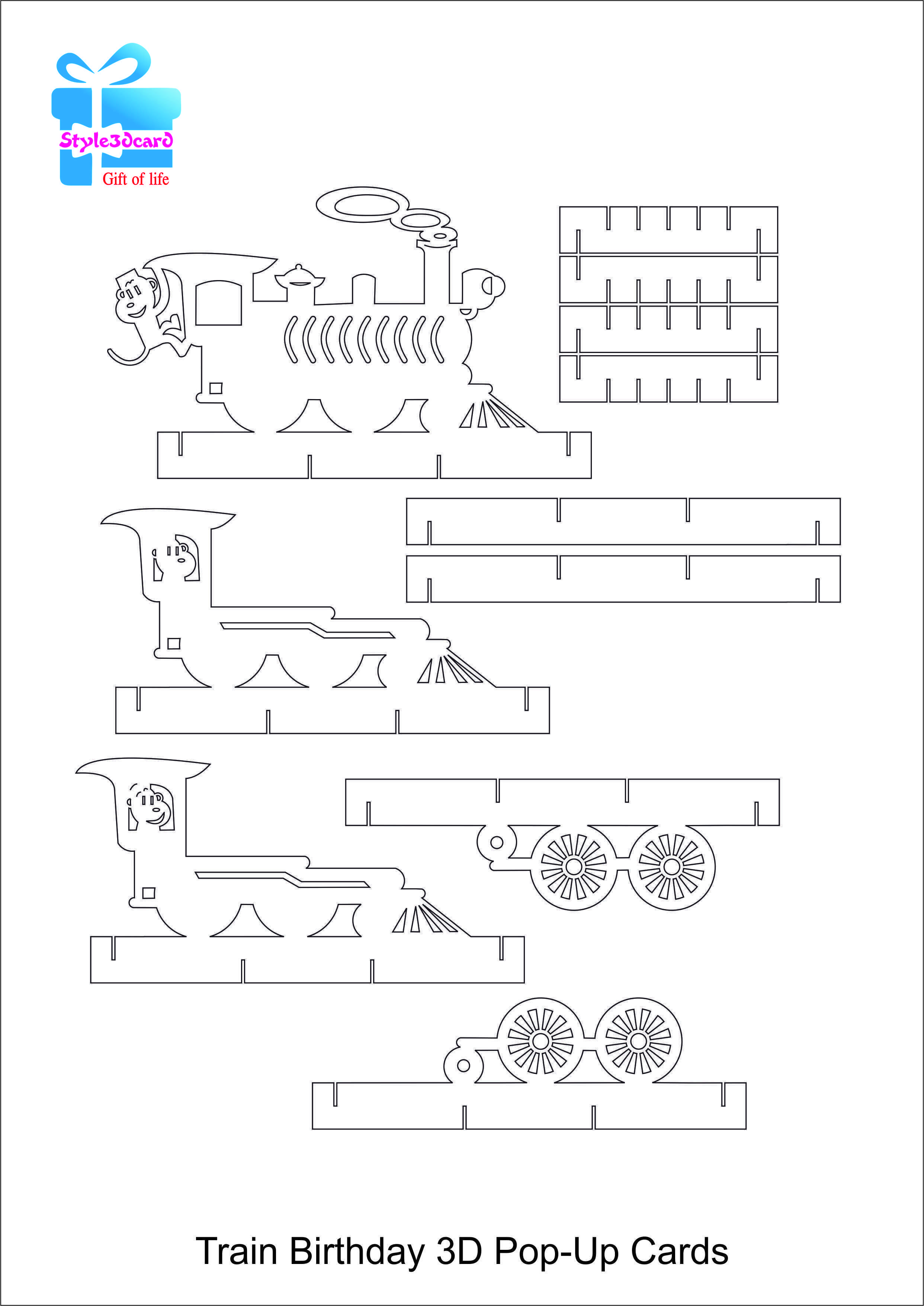 79 Printable Train Pop Up Card Template Photo by Train Pop Up Card Template