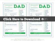 79 Report Blank Father S Day Card Template Maker for Blank Father S Day Card Template