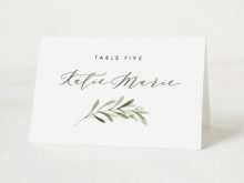 Wedding Seating Card Templates