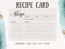 79 Standard Recipe Card Template 5X7 Layouts with Recipe Card Template 5X7