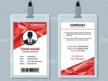 79 Standard Red Id Card Template for Ms Word by Red Id Card Template