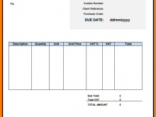 79 Standard Vat Invoice Template Uk Excel Download with Vat Invoice Template Uk Excel