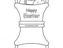79 The Best Easter Card Basket Template in Word with Easter Card Basket Template
