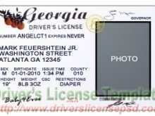 79 The Best Georgia Id Card Template Templates by Georgia Id Card Template