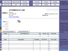 79 The Best Lawyer Invoice Template Excel Now with Lawyer Invoice Template Excel