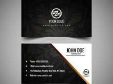 79 Visiting Business Card Template John Doe Now with Business Card Template John Doe