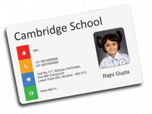 79 Visiting School Id Card Template Online Layouts with School Id Card Template Online