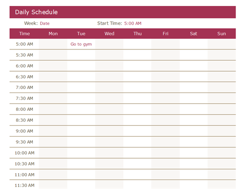 79 Visiting Visual Schedule Template Excel Photo by Visual Schedule Template Excel