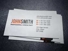 80 Adding Business Card Consultant Templates for Ms Word with Business Card Consultant Templates
