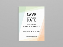 Save The Date Card Template For Word