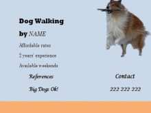 80 Best Dog Walker Flyer Template Templates by Dog Walker Flyer Template