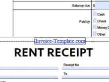 Monthly Invoice Template Free Word
