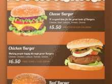 80 Blank Burger Flyer Template For Free by Burger Flyer Template