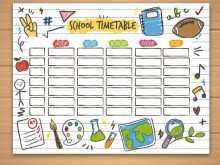 80 Create Back To School Schedule Template PSD File by Back To School Schedule Template