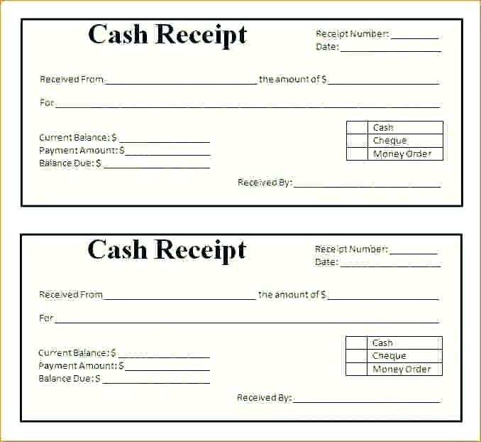 80 Create Blank Receipt Template Doc Now with Blank Receipt Template Doc