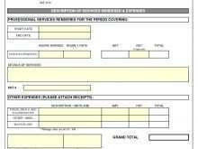 Consulting Services Invoice Template Excel