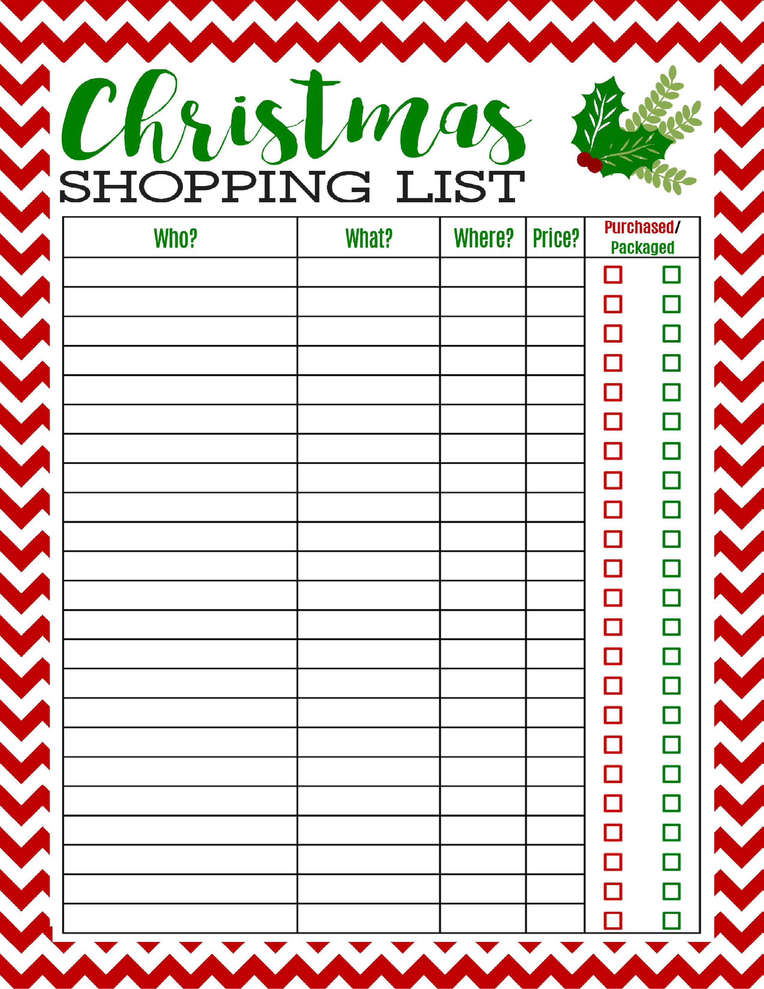 80 Creating Free Template For Christmas Card List Photo by Free Template For Christmas Card List