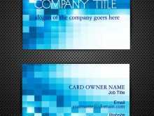 Square Business Card Template Free Download