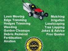 80 Creative Landscaping Flyers Templates Free Templates by Landscaping Flyers Templates Free